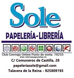 Horario de apertura Librería Sole, Talavera de la Reina