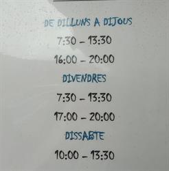 Horario de apertura Rei En Jaume, Rafelbunyol
