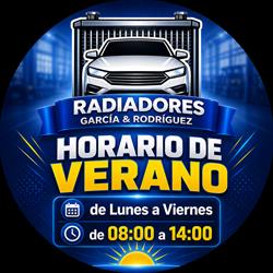 Horario de apertura Taller de Radiadores García, La Gangosa