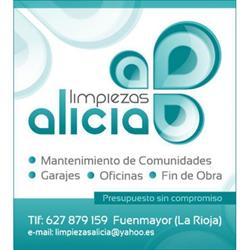 Horario de apertura Limpiezas Alicia, Fuenmayor