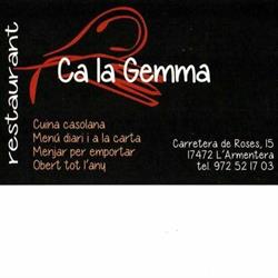 Horario de apertura Restaurant Ca la Gemma, L'Armentera