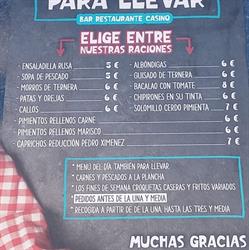 Horario de apertura Restaurante Casino, Villarcayo