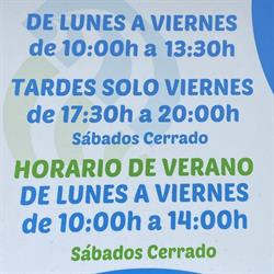 Horario de apertura Tintorería La Merced, Moguer