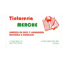 Horario de apertura Tintorería Merche, Coria del Río