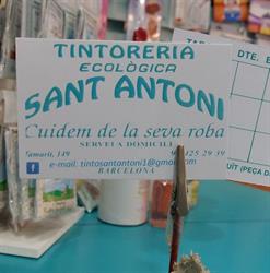 Tintoreria Ecologica Sant Antoni en Barcelona (Eixample) - Horario de apertura