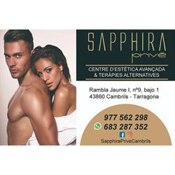 Horario de apertura Sapphira Privé Centre d'Estética Avançada & Teràpies Alternatives, Cambrils