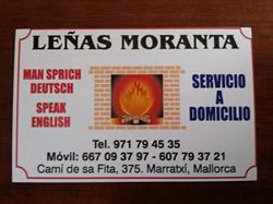 Horario de apertura Leñas y Carbones Moranta, Marratxí