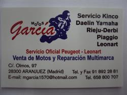 Horario de apertura Motos García, Aranjuez