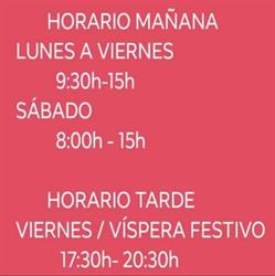 Horario de apertura Carnicería o Agro, A Peroxa