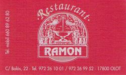 Horario de apertura Restaurant Ramón, Olot