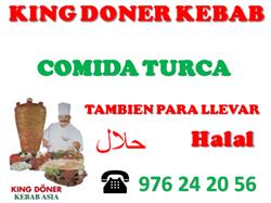 Horario de apertura King Doner Kebab, Zaragoza