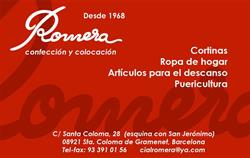 Horario de apertura Comercial Romera, Santa Coloma de Gramenet