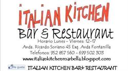 Horario de apertura Italian Kitchen, Marbella