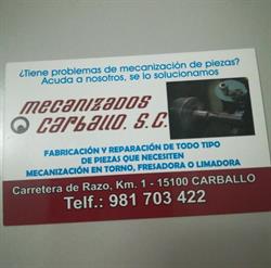 Horario de apertura Mecanizados Carballo S.c., 