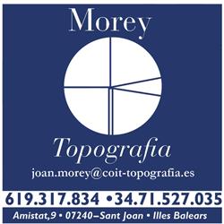 Horario de apertura Morey Topografía, Sant Joan