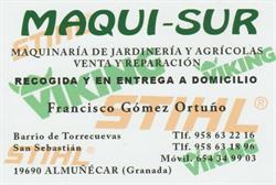 Horario de apertura Maquisur, Almuñecar