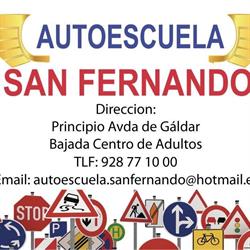 Horario de apertura Autoescuela San Fernando, 