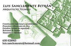 Horario de apertura Luis Sanclemente Betrán - ARQUITECTO TÉCNICO, Jaca