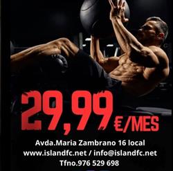 Horario de apertura Island Fitness Center, Zaragoza