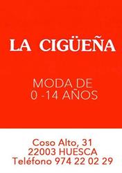 Horario de apertura La Cigüeña, Huesca