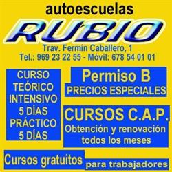 Horario de apertura Autoescuela Rubio, Cuenca