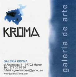 Horario de apertura Galería Kroma, Maó