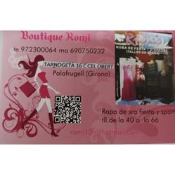 Horario de apertura Boutique Romi, Palafrugell