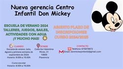 Horario de apertura Centro Infantil Don Mickey, Plasencia