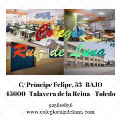 Horario de apertura Colegio Ruiz De Luna, Talavera de la Reina
