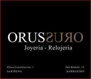 Horario de apertura Joyeria Relojeria Orus S.l., Sariñena