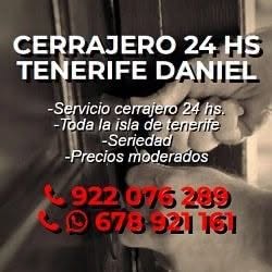 Horario de apertura Cerrajero Urgente 24 Horas Tenerife - Cerrajería Daniel, San Cristóbal de La Laguna