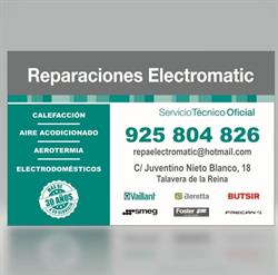 Horario de apertura Reparaciones Electromatic, Talavera de la Reina