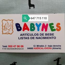 Horario de apertura Babynes, Huércal-Overa