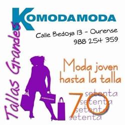 Horario de apertura Komodamoda Tallas Grandes, Ourense