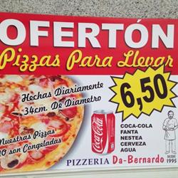 Horario de apertura Pizzería Da Bernardo, Almuñecar