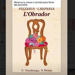 Horario de apertura Pizzería L'Obrador, Dénia