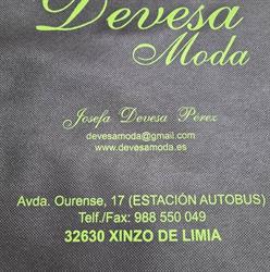 Horario de apertura Devesa Moda, Xinzo de Limia