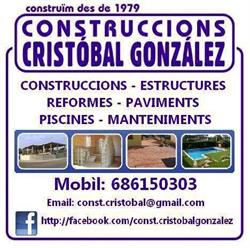 Horario de apertura Construccions Cristobal Gonzalez S.l., Sils