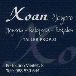 Horario de apertura Xoan Joyero, O Carballiño