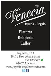 Horario de apertura Joyería Venecia Alicante, 