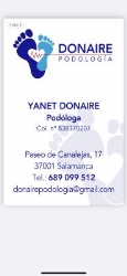 Horario de apertura Clínica Del Pie Yanet Donaire, Salamanca