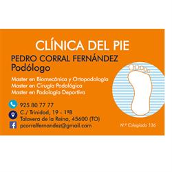 Horario de apertura Clínica Del Pie Pedro Corral Fernandez, Talavera de la Reina