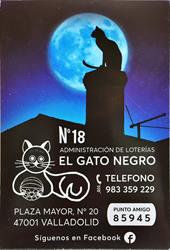 Horario de apertura Administración de lotería n°18 ("El Gato Negro"), Valladolid