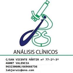 Horario de apertura Analisis Clinicos Radioinmunoanalisis Javier Ruiz Sanahuja, Valencia