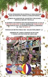 Juguetes Rubio en Barcelona (Sants-Montjuïc) - Horario de apertura