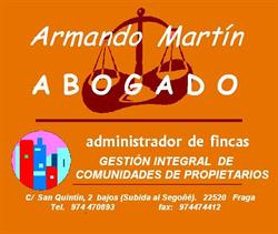 Horario de apertura Abogado - Administración De Fincas Armando Martín Costas, Fraga