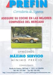 Horario de apertura Prefin Seguros SL, A Coruña