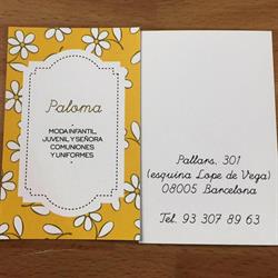 Horario de apertura Paloma, Barcelona