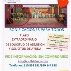 Horario de apertura Guardería Villablanca, Almería