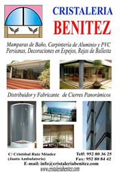 Horario de apertura Cristalería Benitez, Estepona